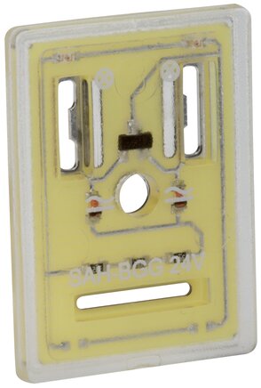 Exemplary representation: Luminous seal for standard plug (size 1)